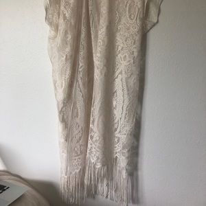 Sheer lace cartigen